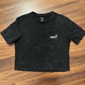 Vans Black Crop Top